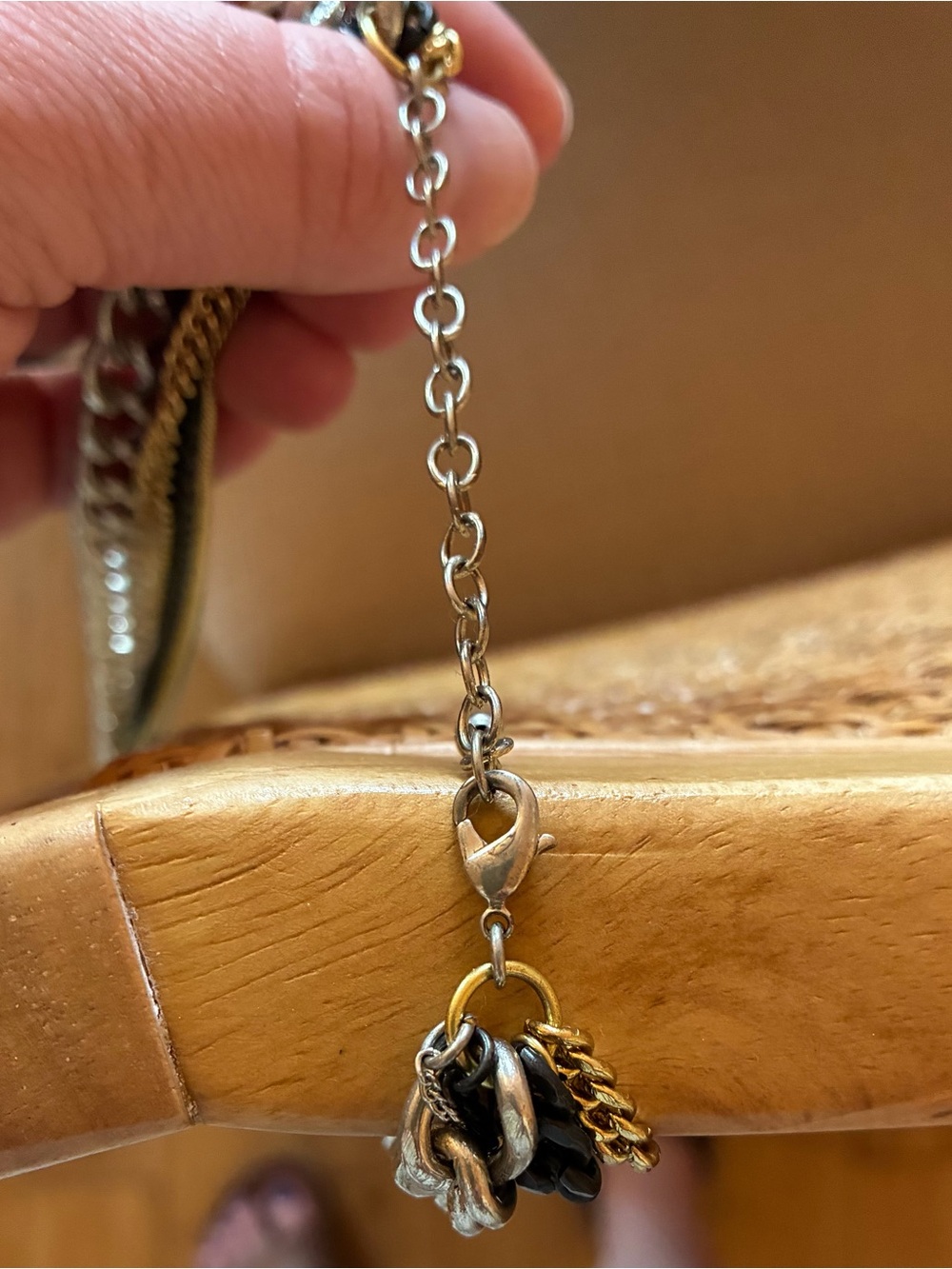 Spiked Metallic Necklace - Picture 2 of 3